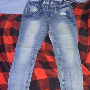 Wallflower Women's Light Blue Skinny Jeans